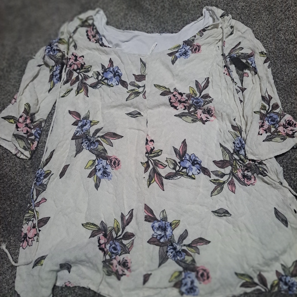 Floral Print Women's Top